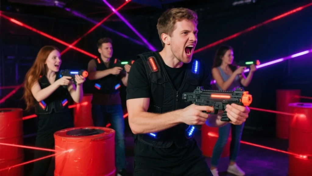 מה עושים בחנוכה? לייזר טאג מודיעין