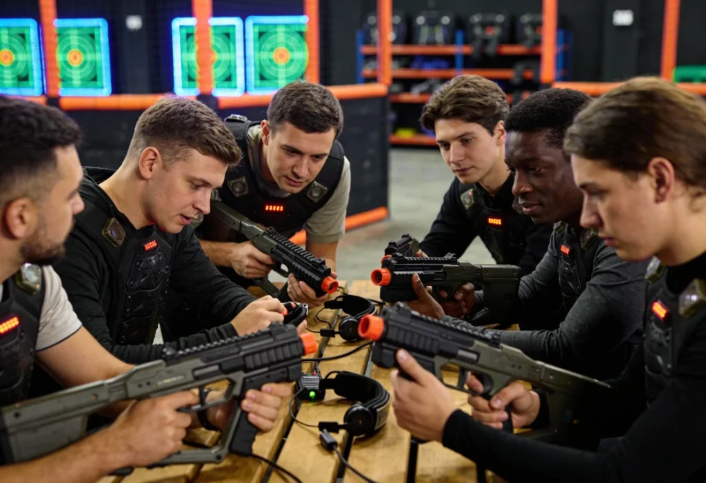 תכנון אסטרטגי בלייזר טאג של עובדים